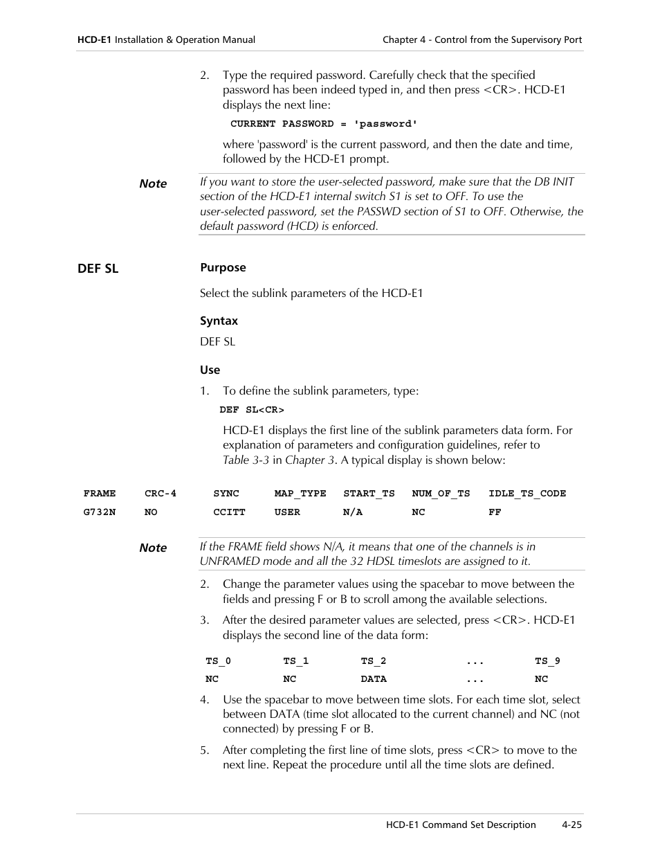 RAD Data comm HCD-E1 User Manual | Page 109 / 232