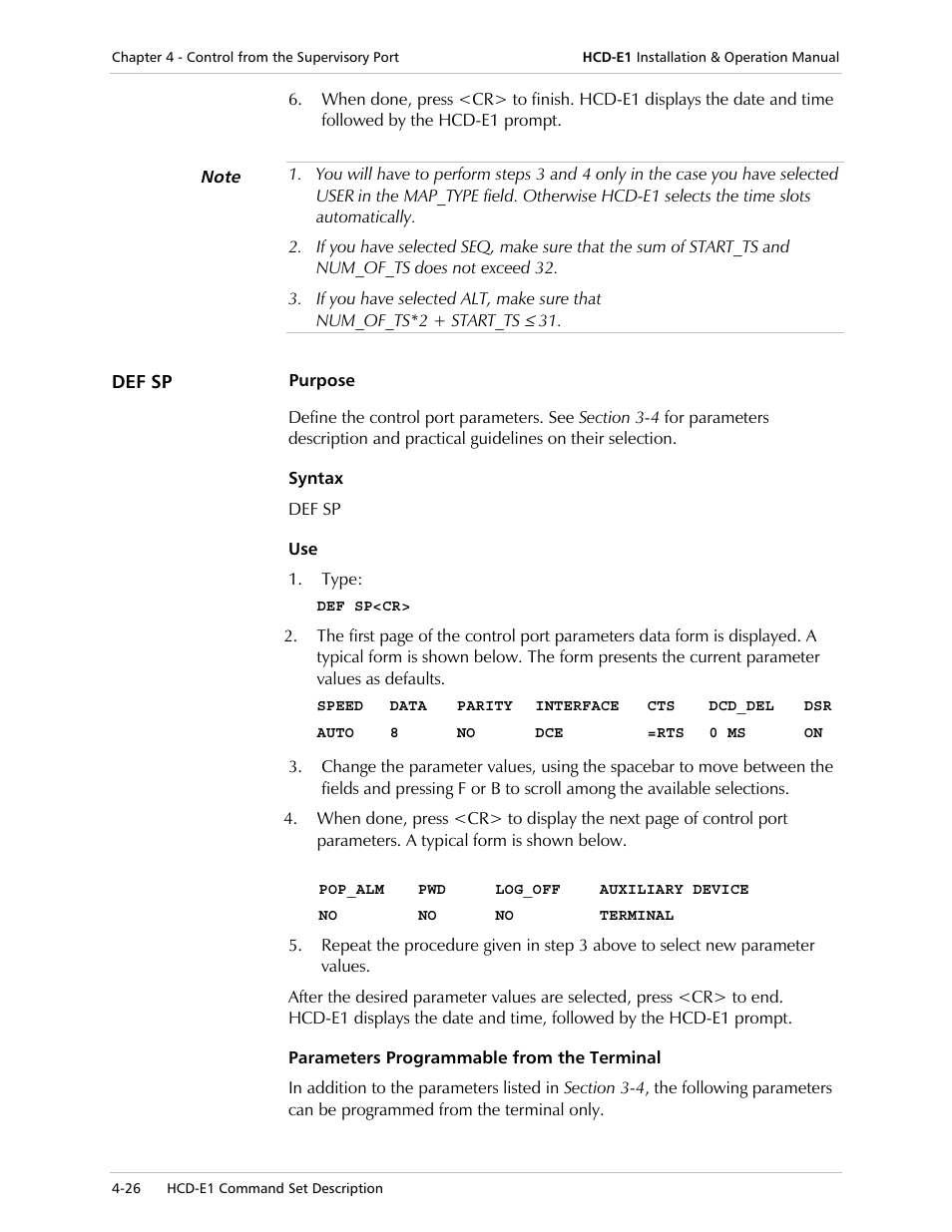 RAD Data comm HCD-E1 User Manual | Page 110 / 232