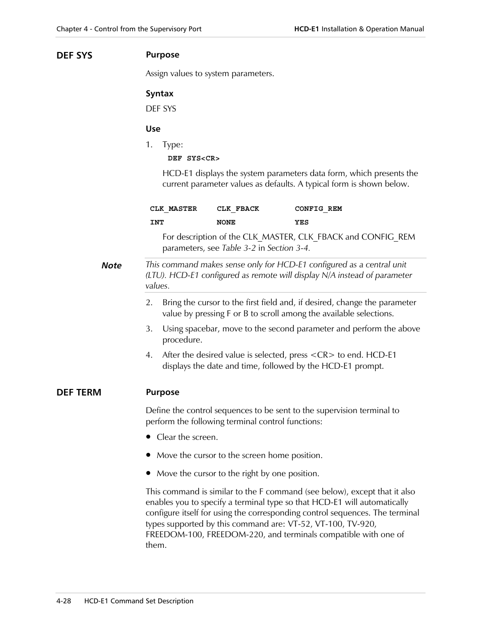 RAD Data comm HCD-E1 User Manual | Page 112 / 232