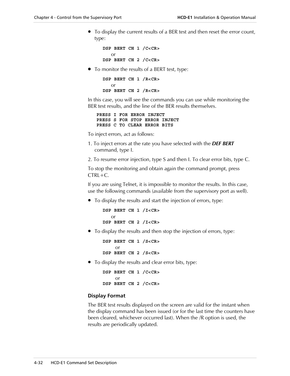 RAD Data comm HCD-E1 User Manual | Page 116 / 232
