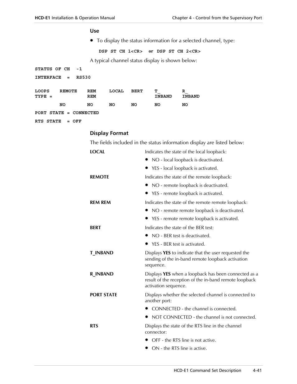 RAD Data comm HCD-E1 User Manual | Page 125 / 232