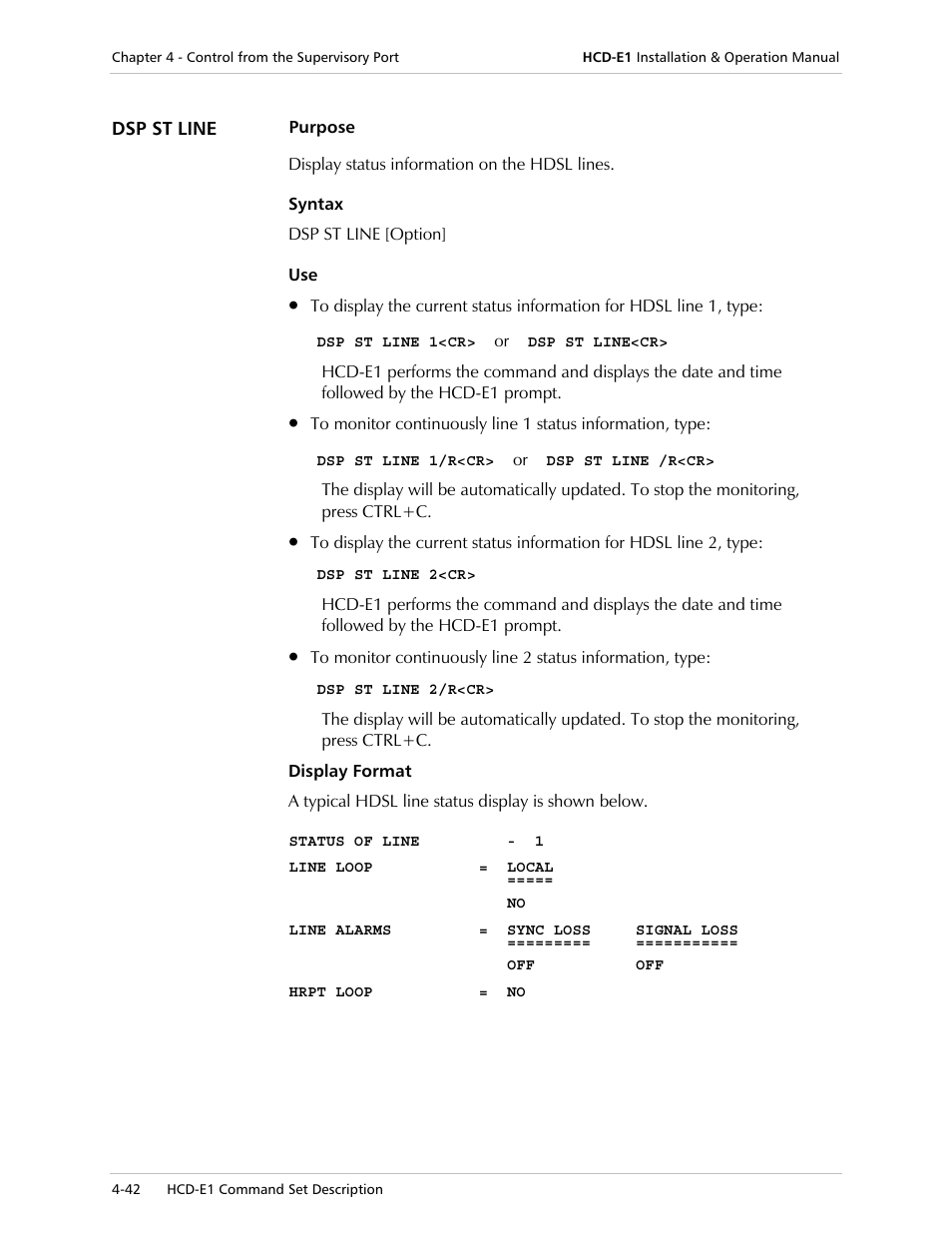 RAD Data comm HCD-E1 User Manual | Page 126 / 232