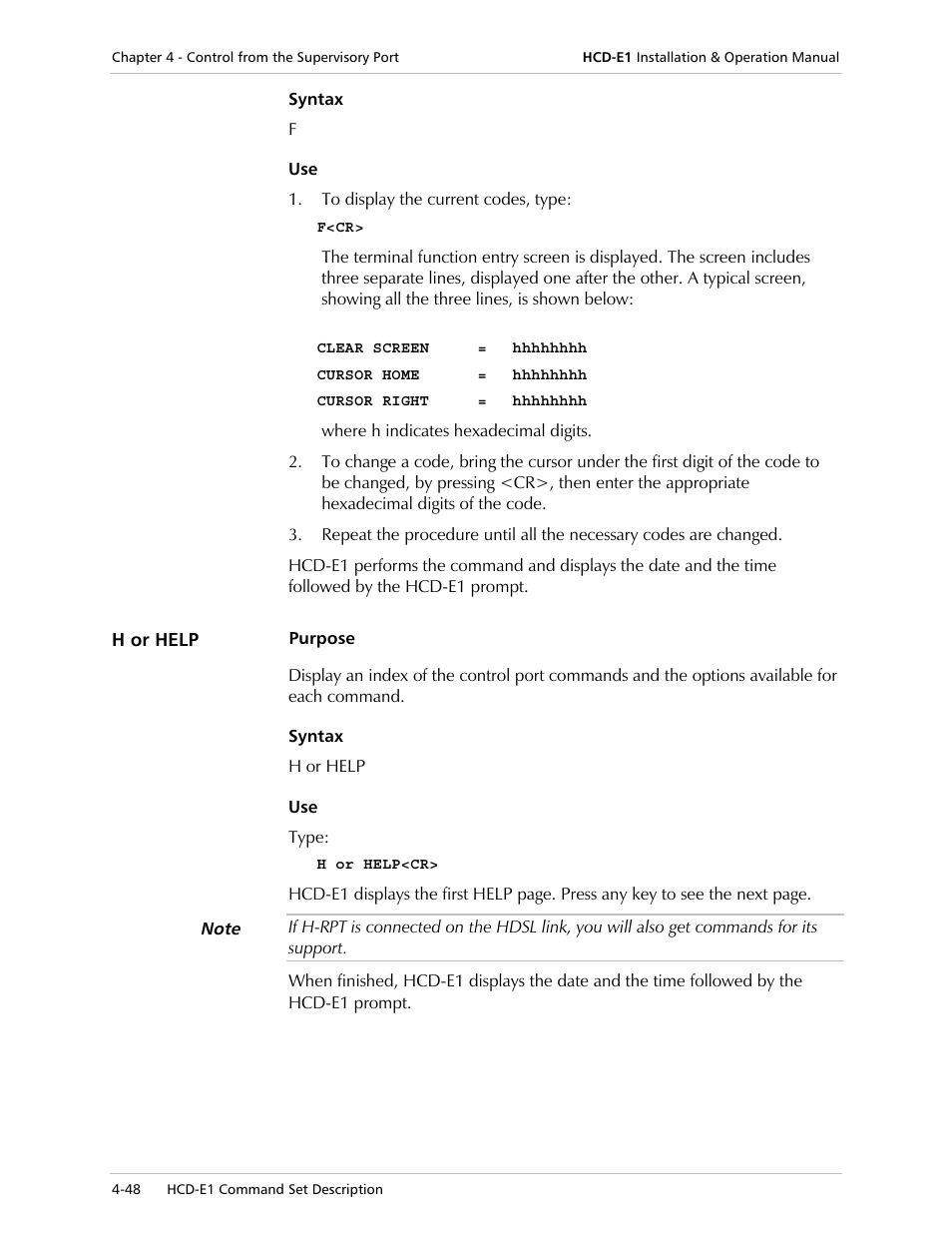 RAD Data comm HCD-E1 User Manual | Page 132 / 232