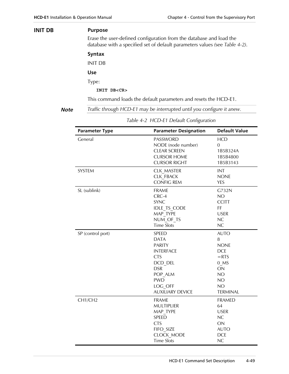 RAD Data comm HCD-E1 User Manual | Page 133 / 232