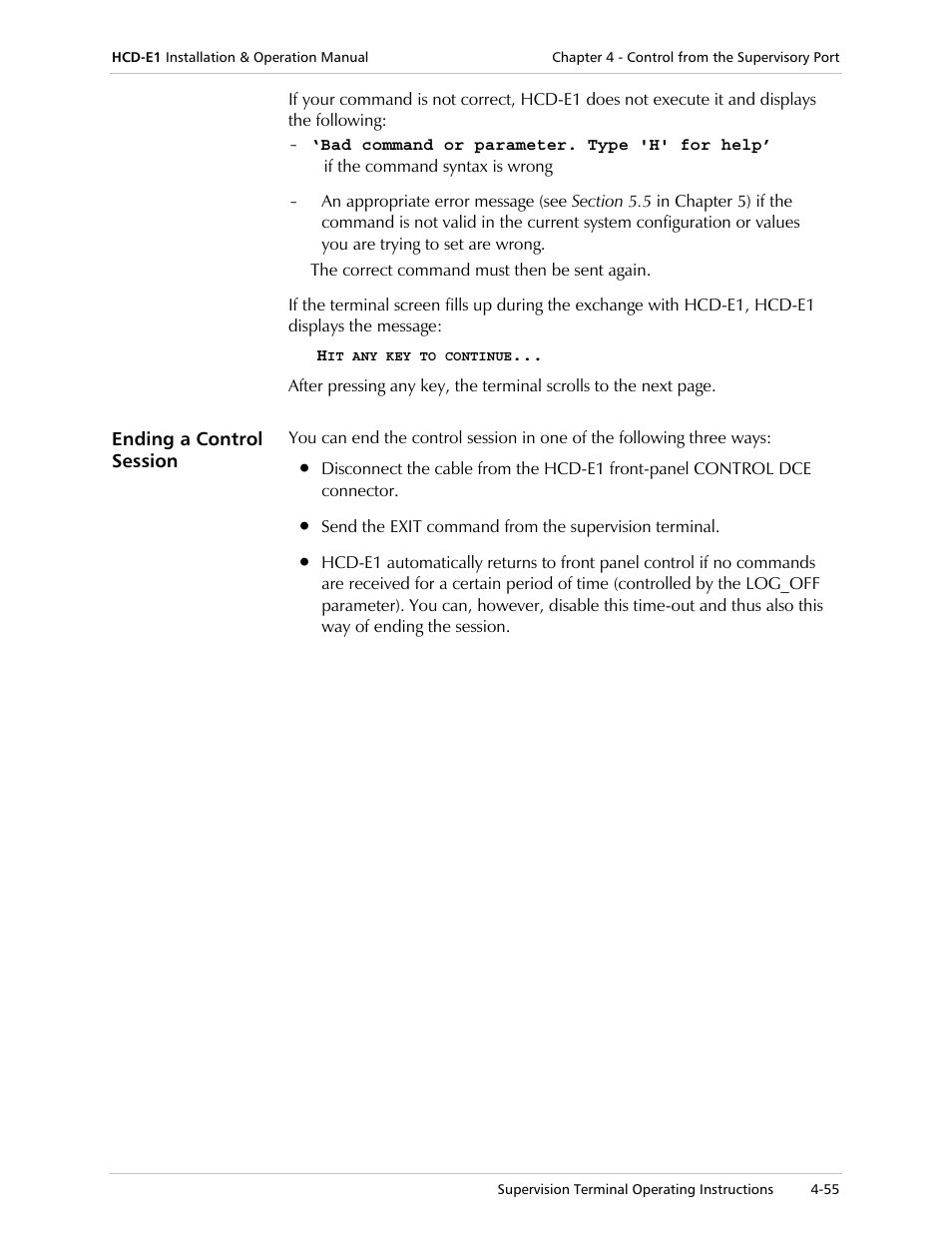 RAD Data comm HCD-E1 User Manual | Page 139 / 232