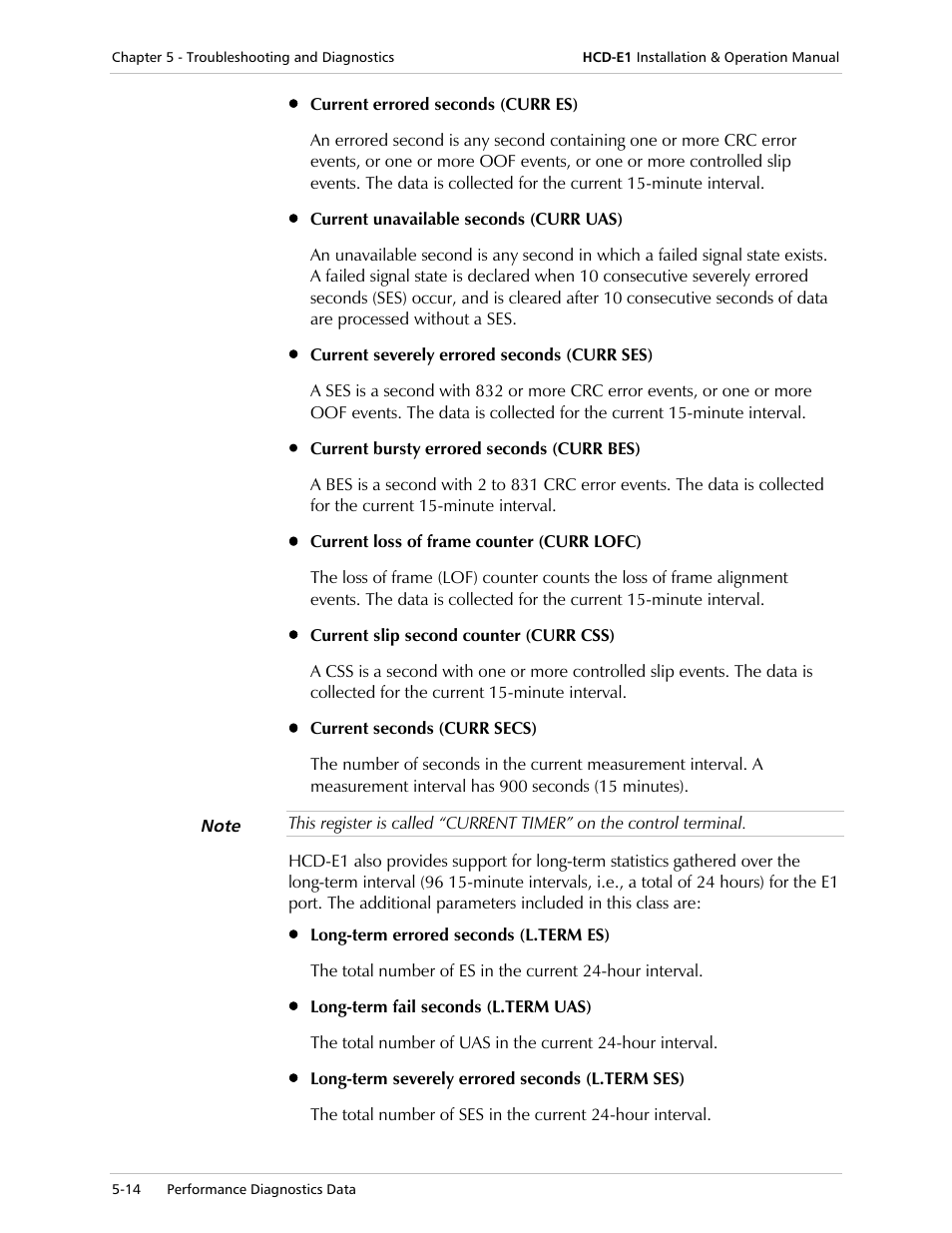 RAD Data comm HCD-E1 User Manual | Page 154 / 232