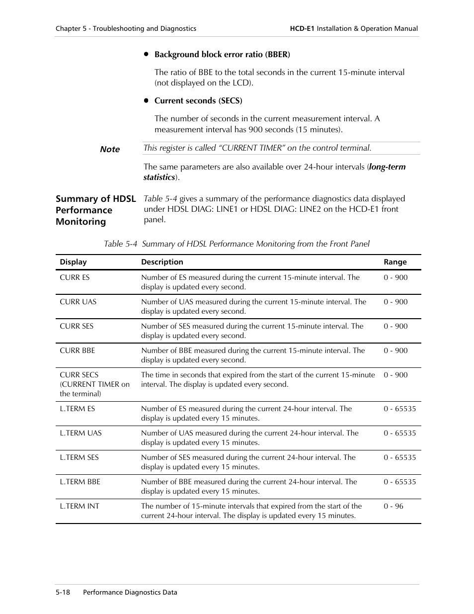 RAD Data comm HCD-E1 User Manual | Page 158 / 232
