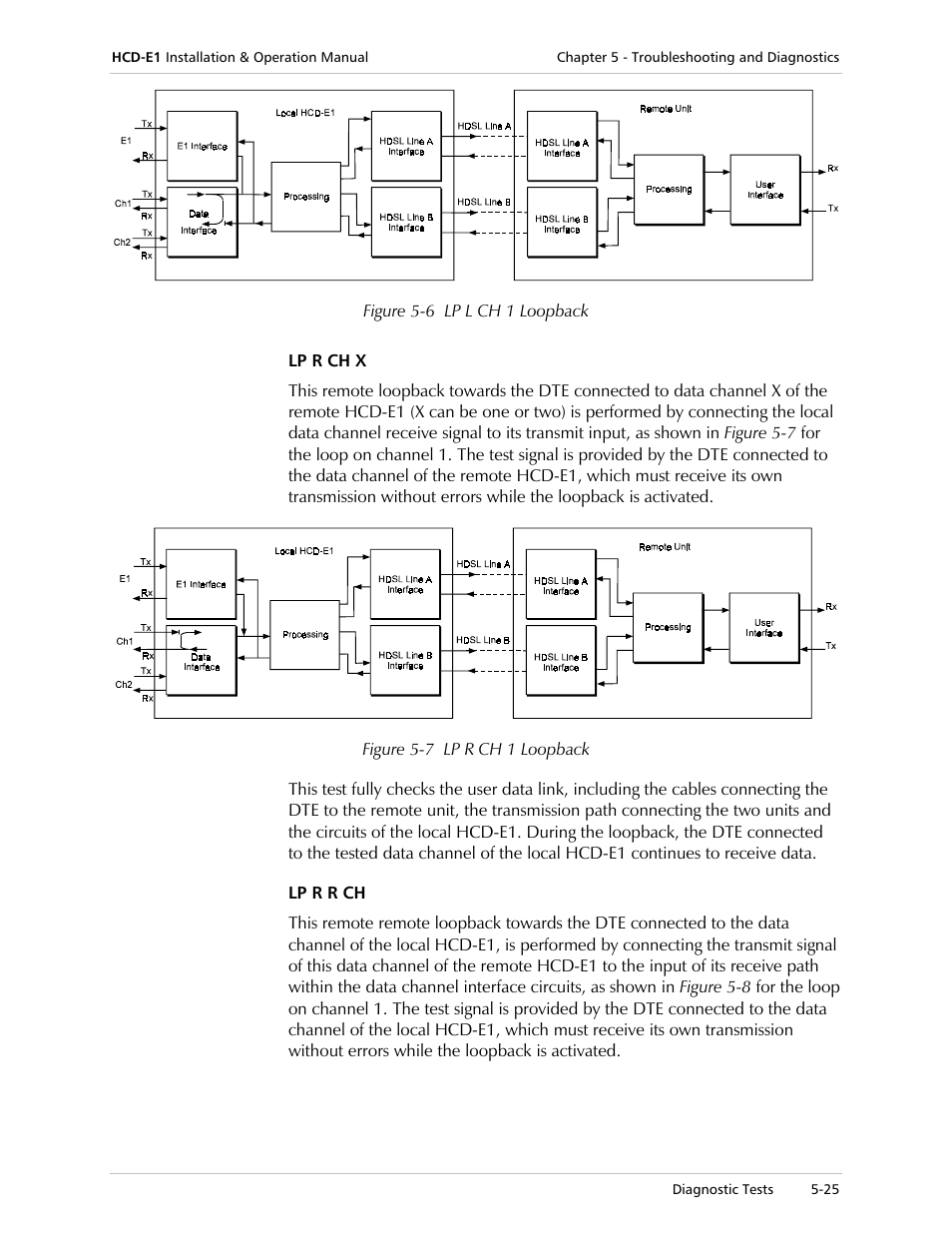 RAD Data comm HCD-E1 User Manual | Page 165 / 232