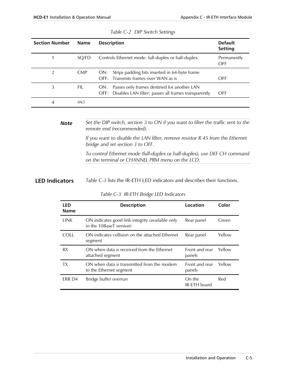 RAD Data comm HCD-E1 User Manual | Page 197 / 232
