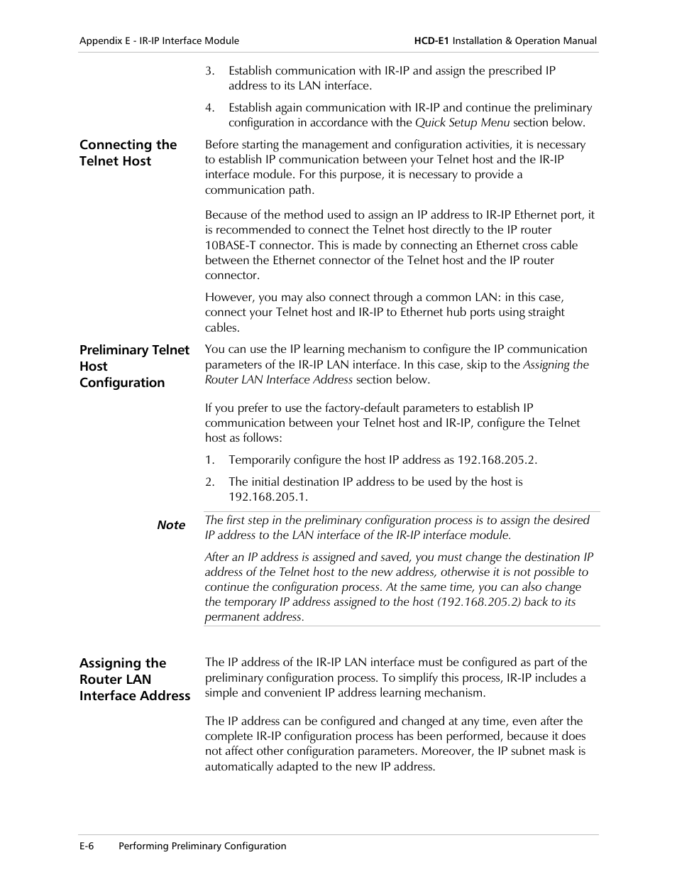 RAD Data comm HCD-E1 User Manual | Page 208 / 232