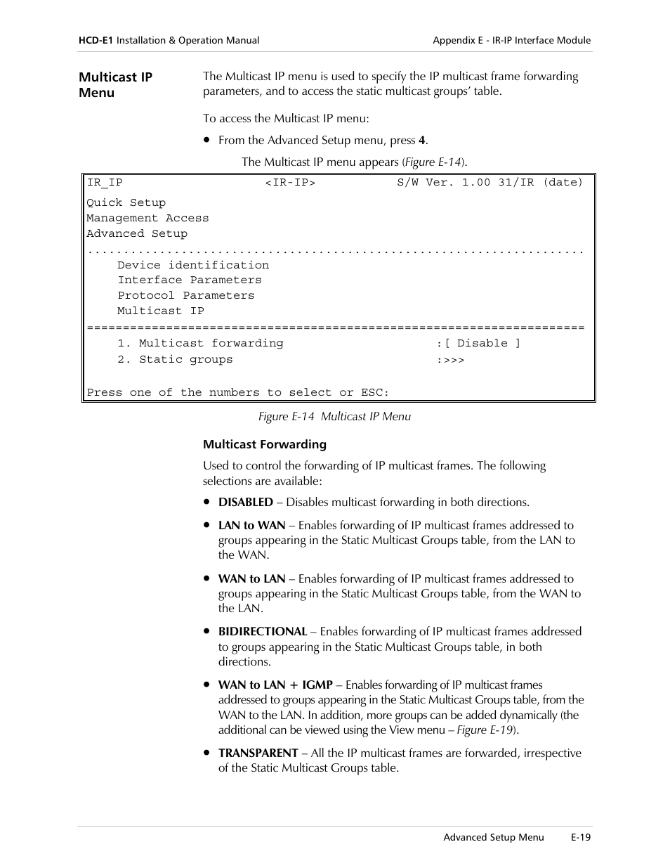 RAD Data comm HCD-E1 User Manual | Page 221 / 232