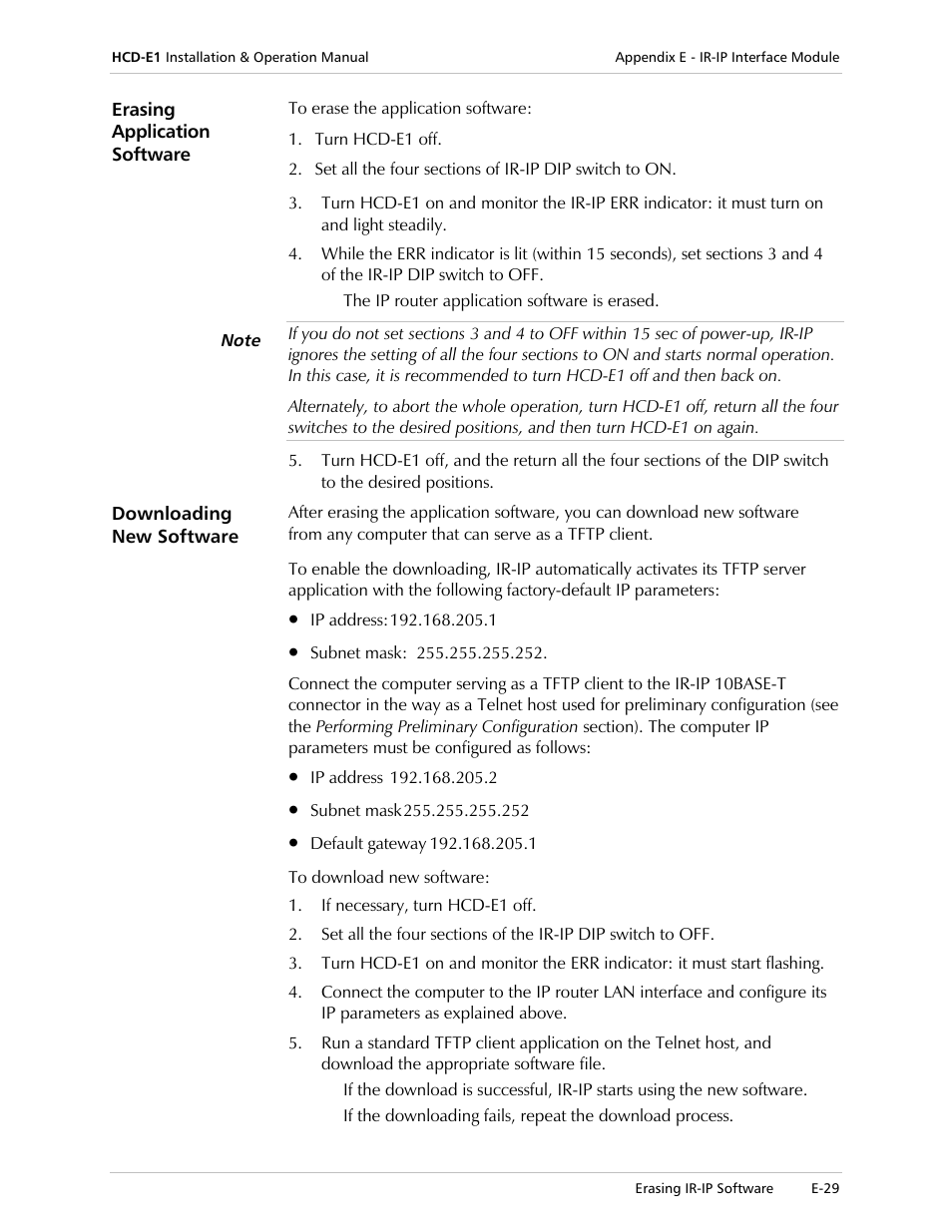 RAD Data comm HCD-E1 User Manual | Page 231 / 232