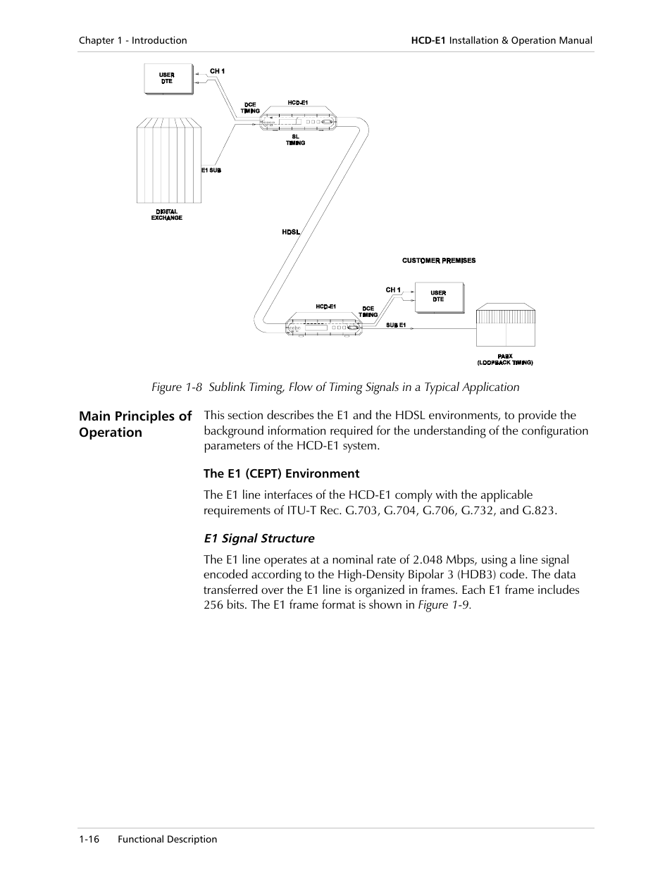 RAD Data comm HCD-E1 User Manual | Page 34 / 232