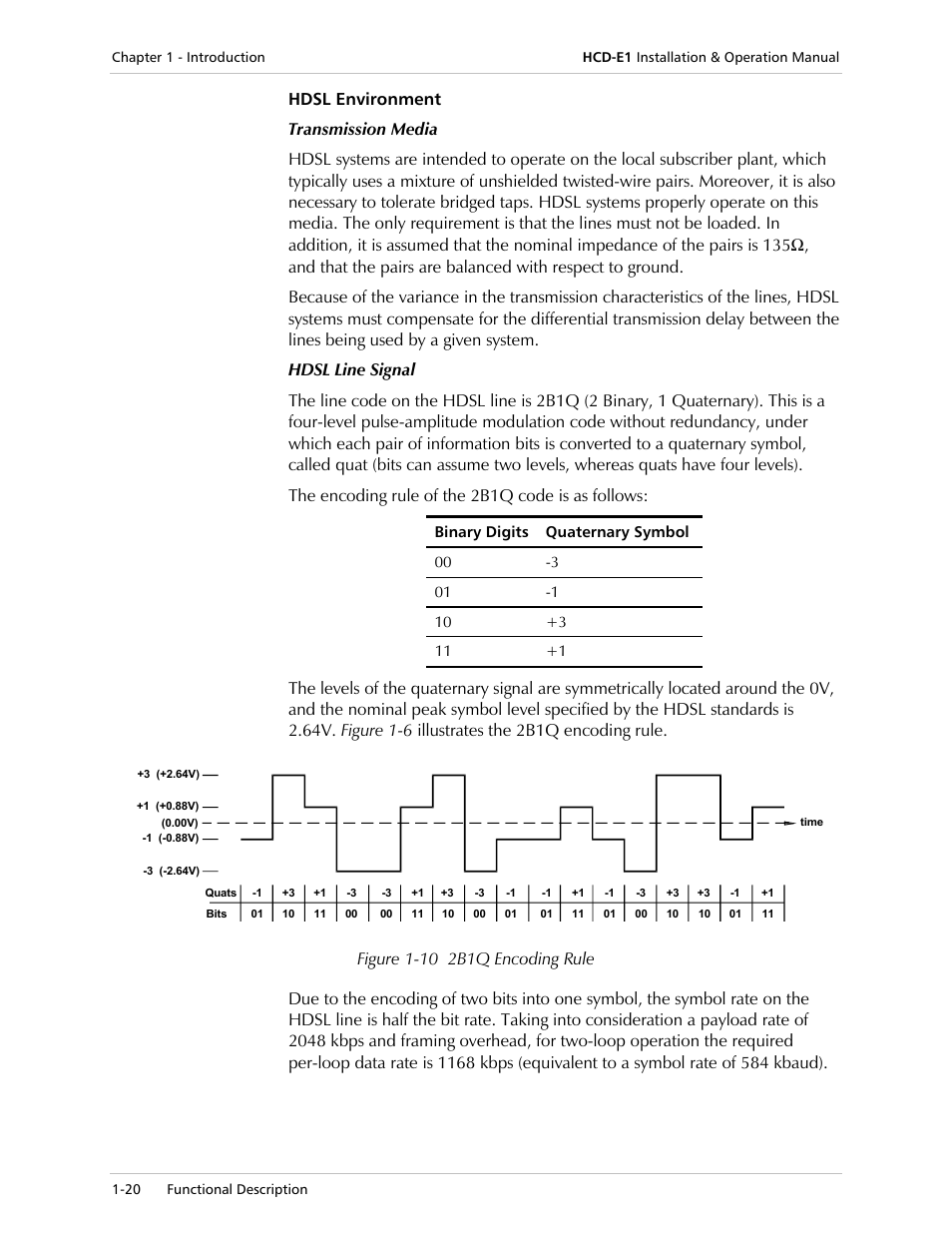 RAD Data comm HCD-E1 User Manual | Page 38 / 232
