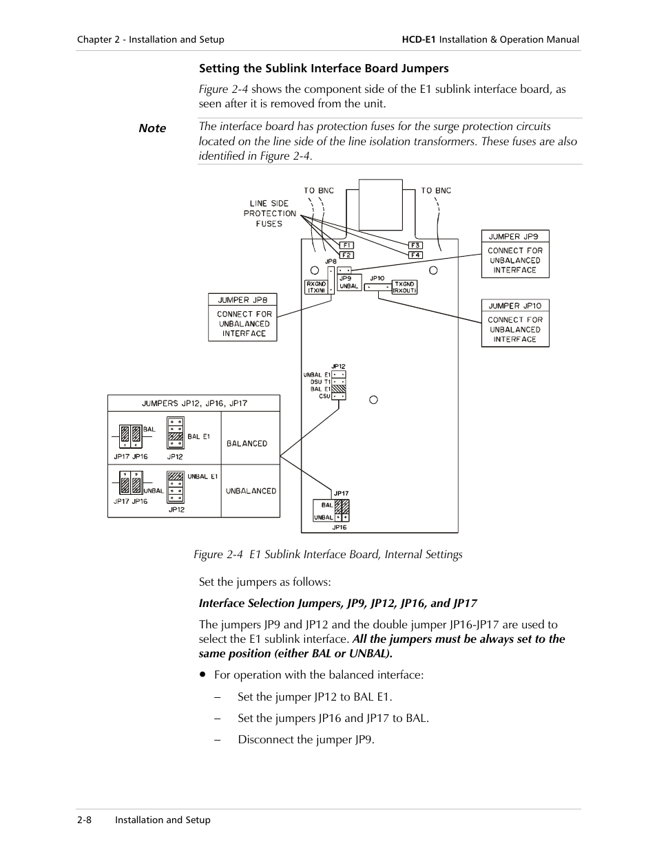 RAD Data comm HCD-E1 User Manual | Page 54 / 232