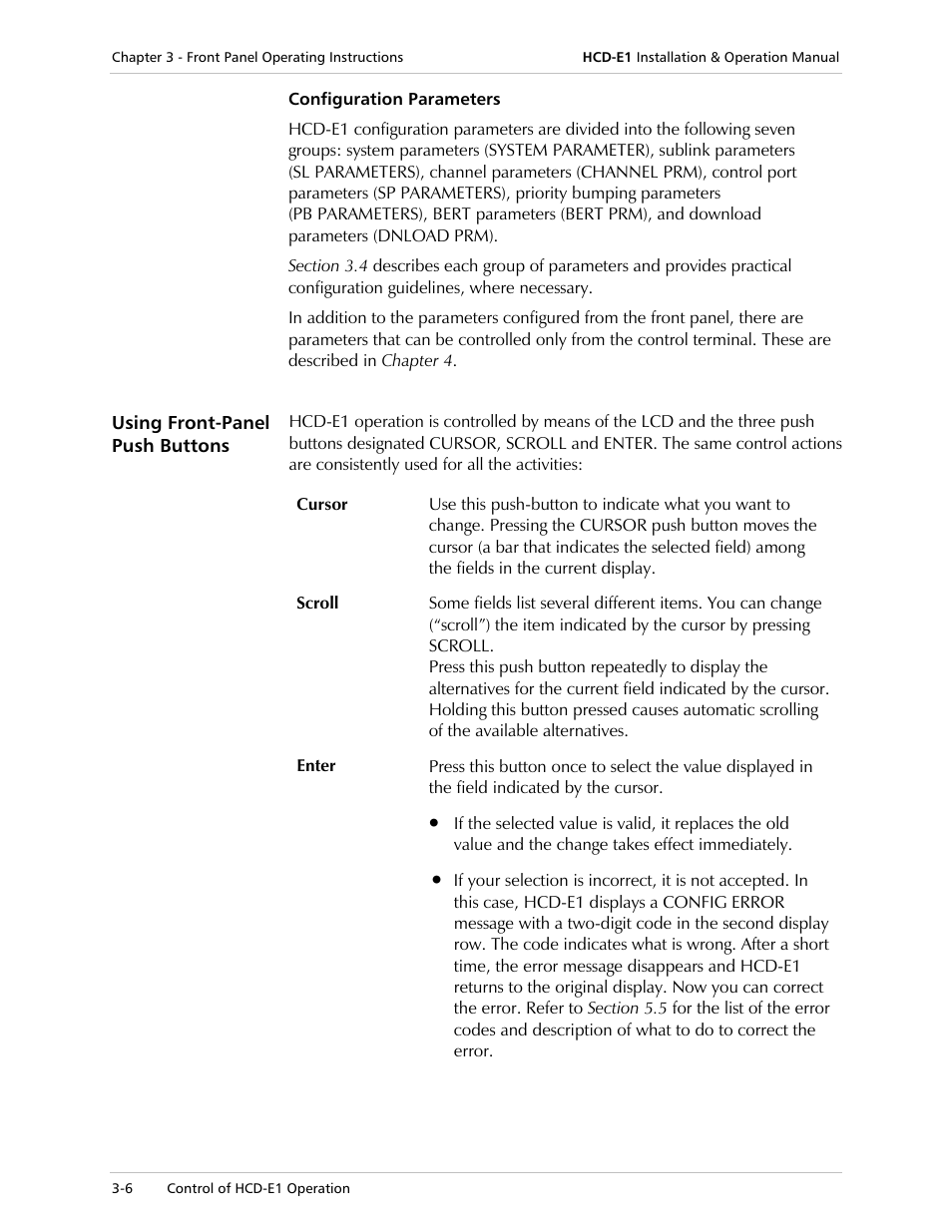 RAD Data comm HCD-E1 User Manual | Page 64 / 232