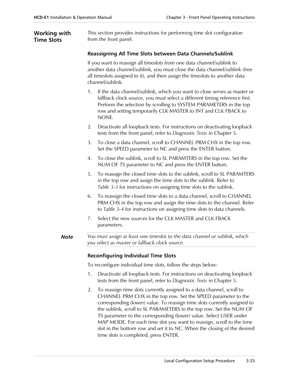 RAD Data comm HCD-E1 User Manual | Page 83 / 232