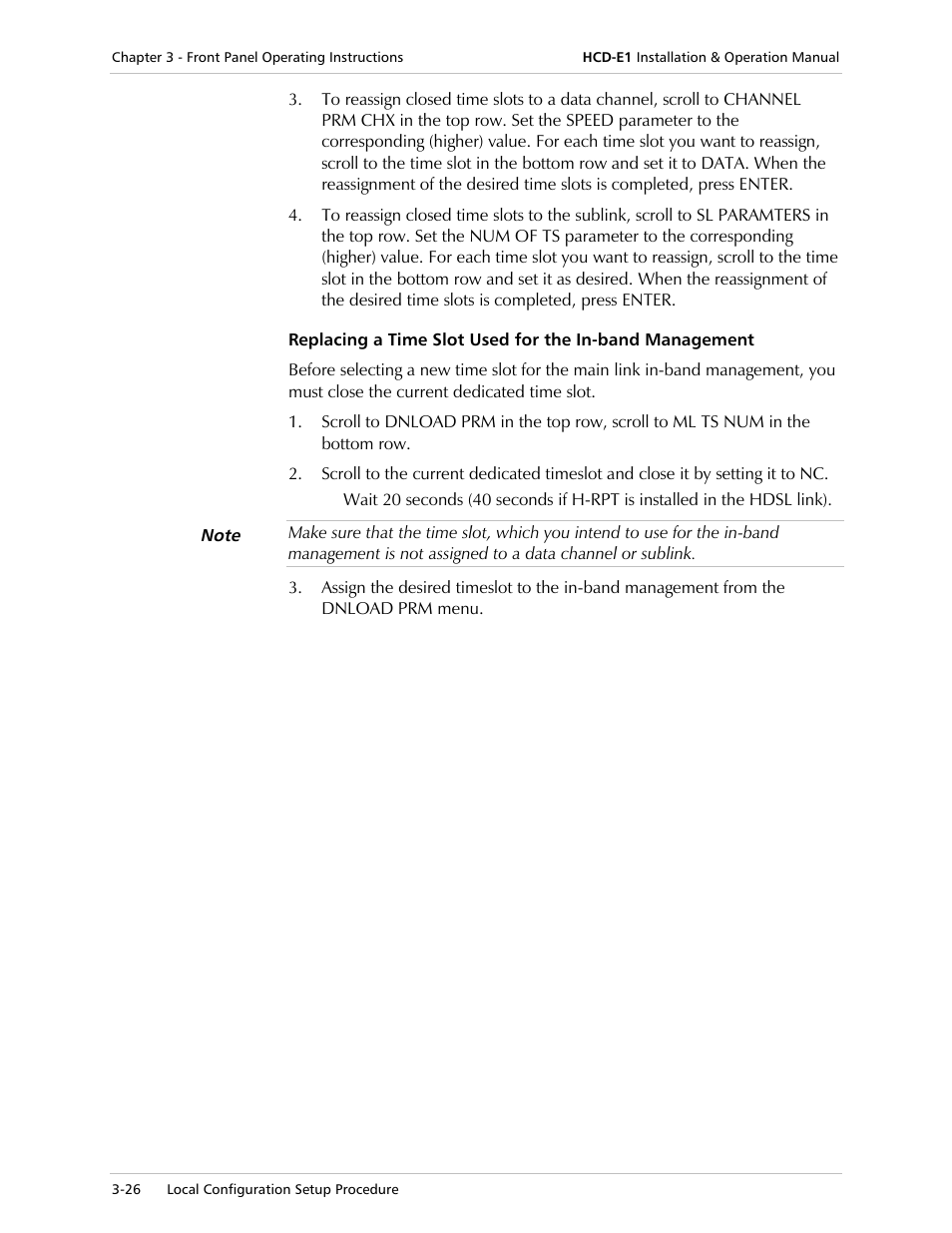 RAD Data comm HCD-E1 User Manual | Page 84 / 232