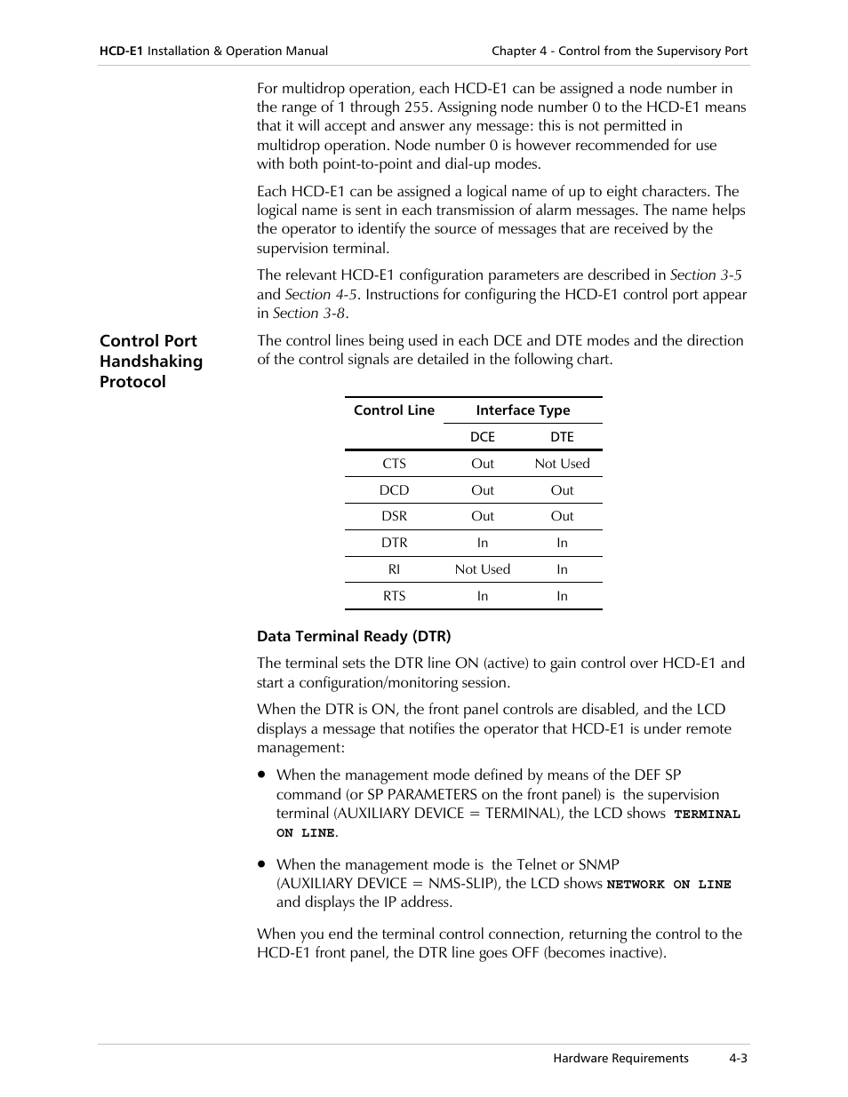 RAD Data comm HCD-E1 User Manual | Page 87 / 232