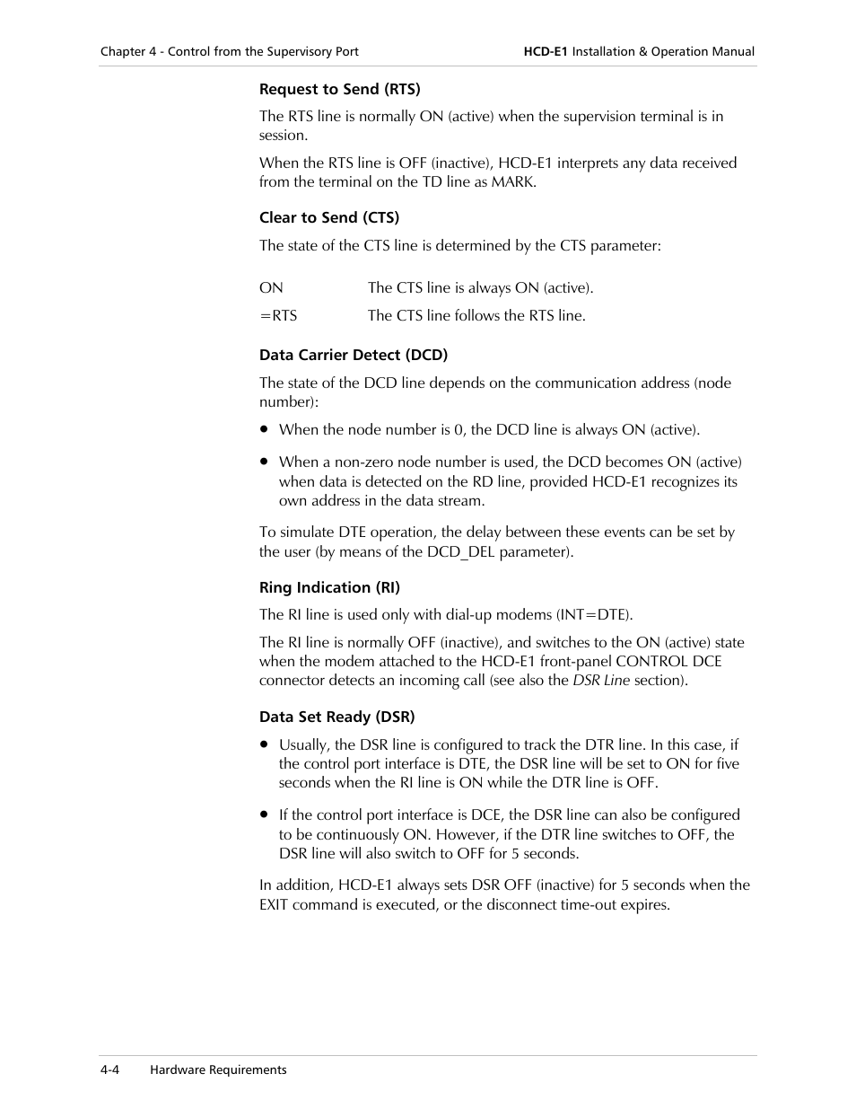 RAD Data comm HCD-E1 User Manual | Page 88 / 232