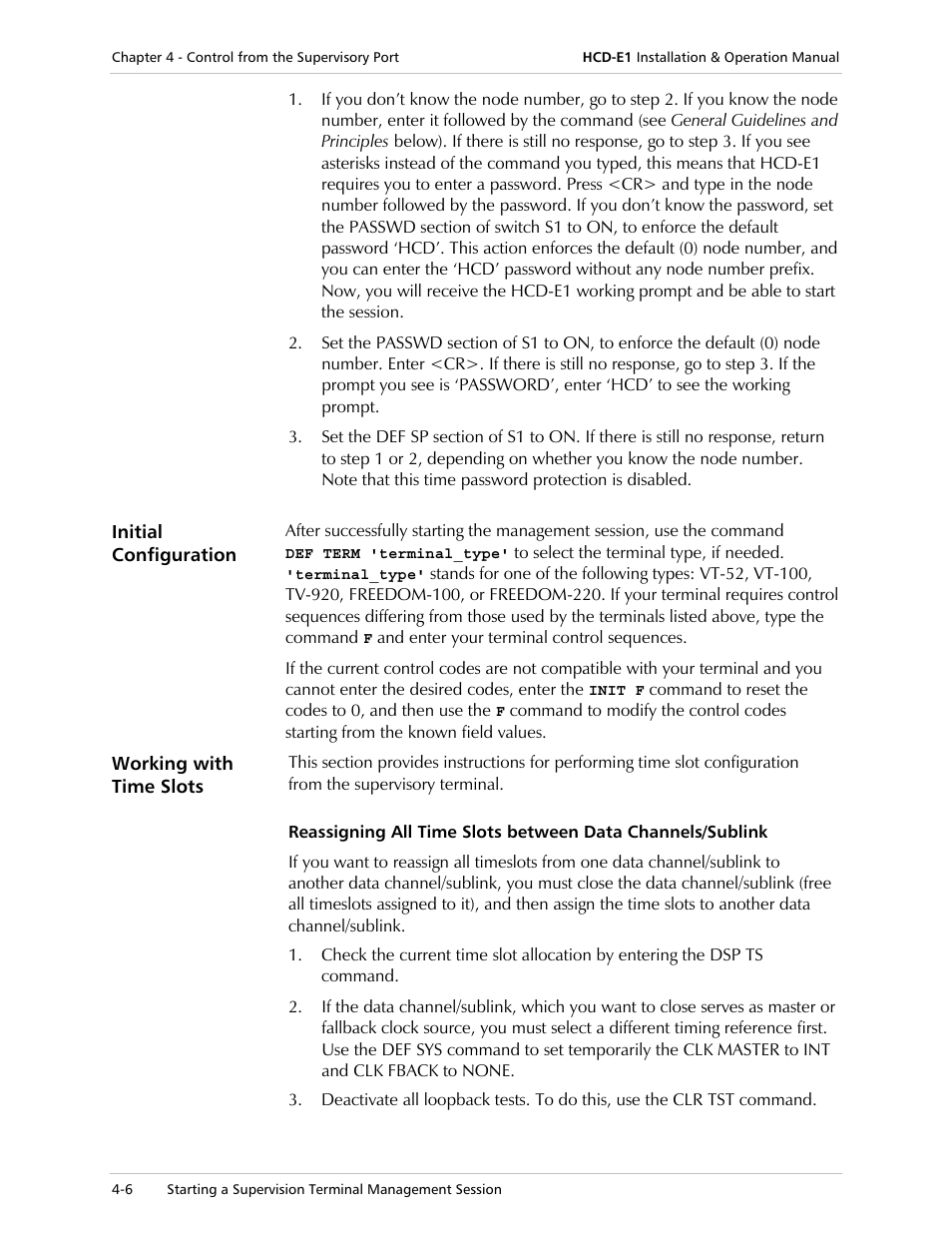 RAD Data comm HCD-E1 User Manual | Page 90 / 232