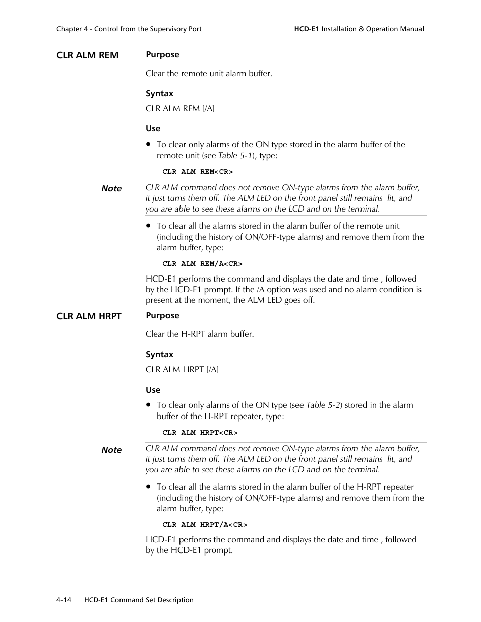 RAD Data comm HCD-E1 User Manual | Page 98 / 232