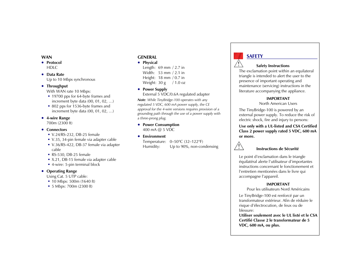 RAD Data comm 100 User Manual | Page 5 / 9