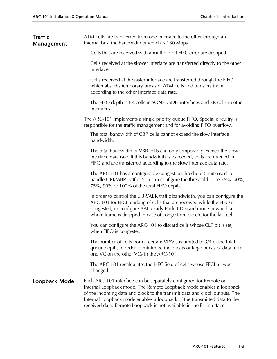 RAD Data comm ARC-101 User Manual | Page 13 / 46