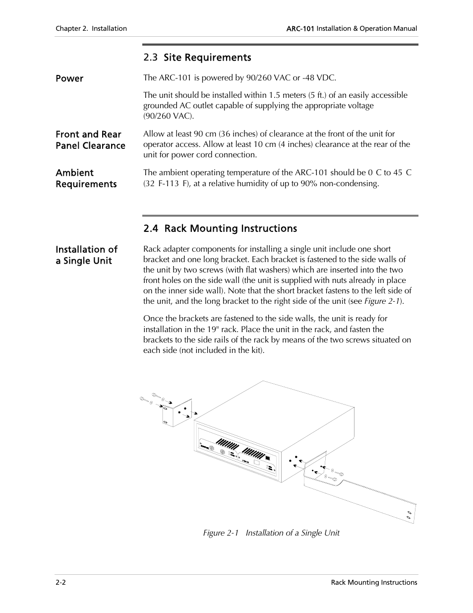 RAD Data comm ARC-101 User Manual | Page 18 / 46