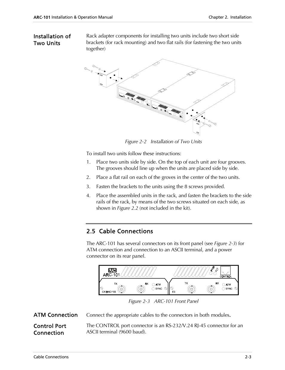 RAD Data comm ARC-101 User Manual | Page 19 / 46