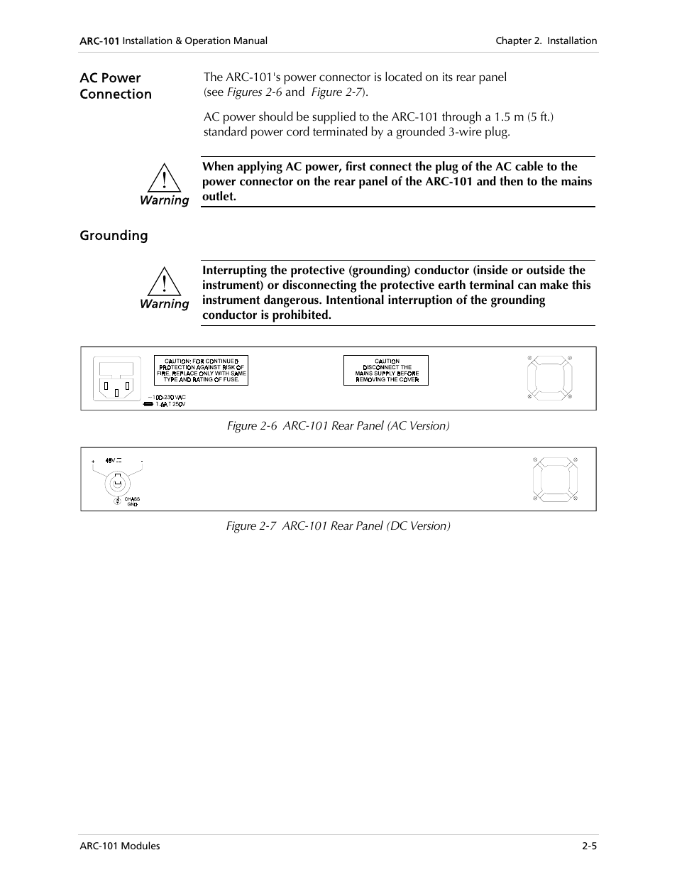 RAD Data comm ARC-101 User Manual | Page 21 / 46