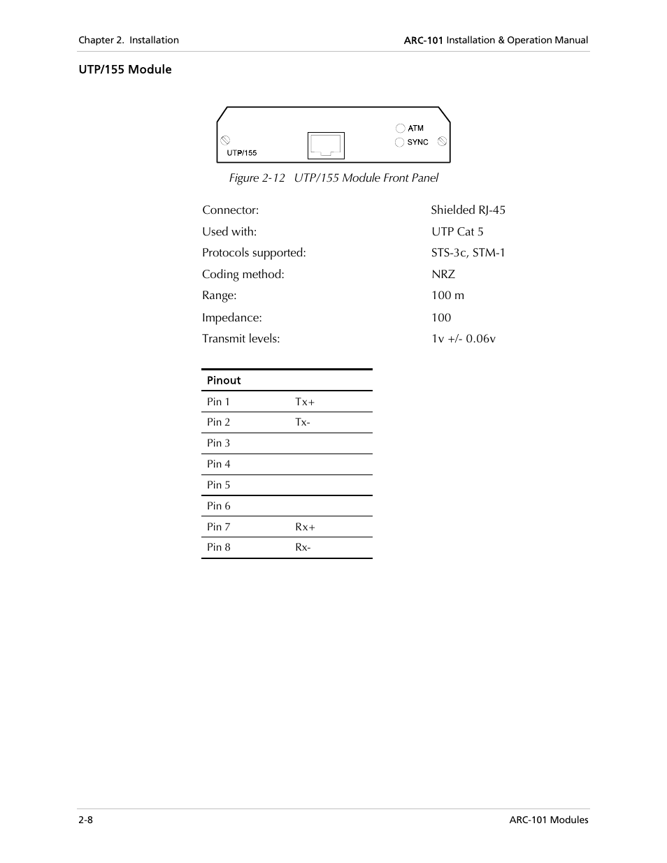 RAD Data comm ARC-101 User Manual | Page 24 / 46