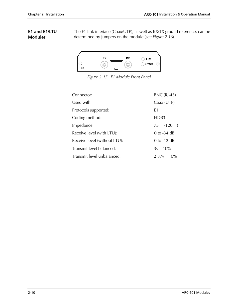 RAD Data comm ARC-101 User Manual | Page 26 / 46