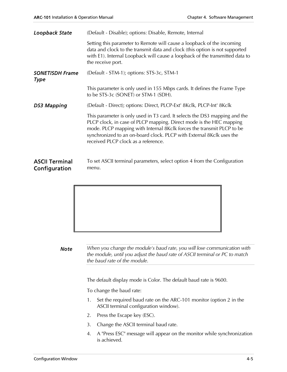 RAD Data comm ARC-101 User Manual | Page 39 / 46