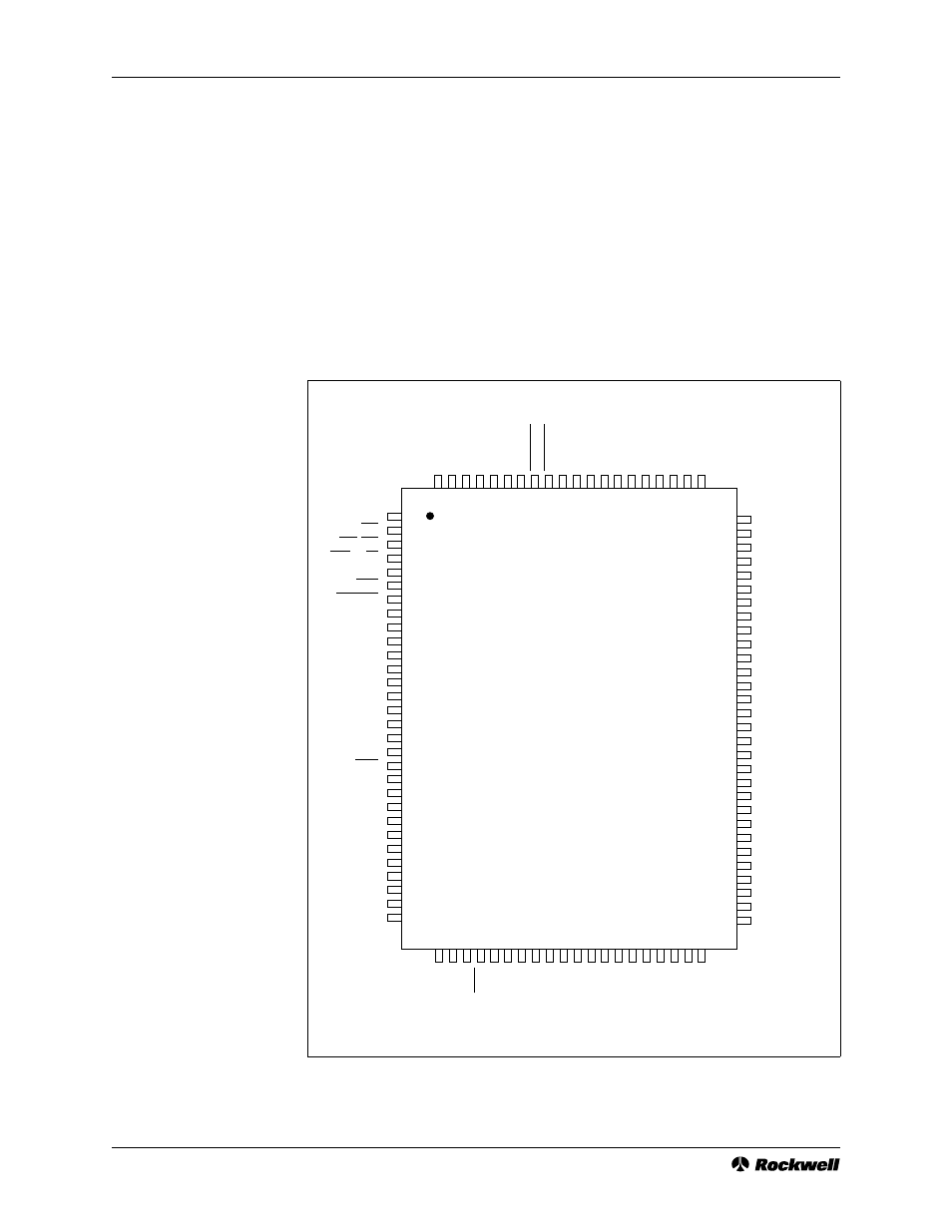 3 pin descriptions, 3 pin descriptions, Figure 1-4. pin diagram | Bt8960 | Rockwell SoniCrafter BT8960 User Manual | Page 18 / 104