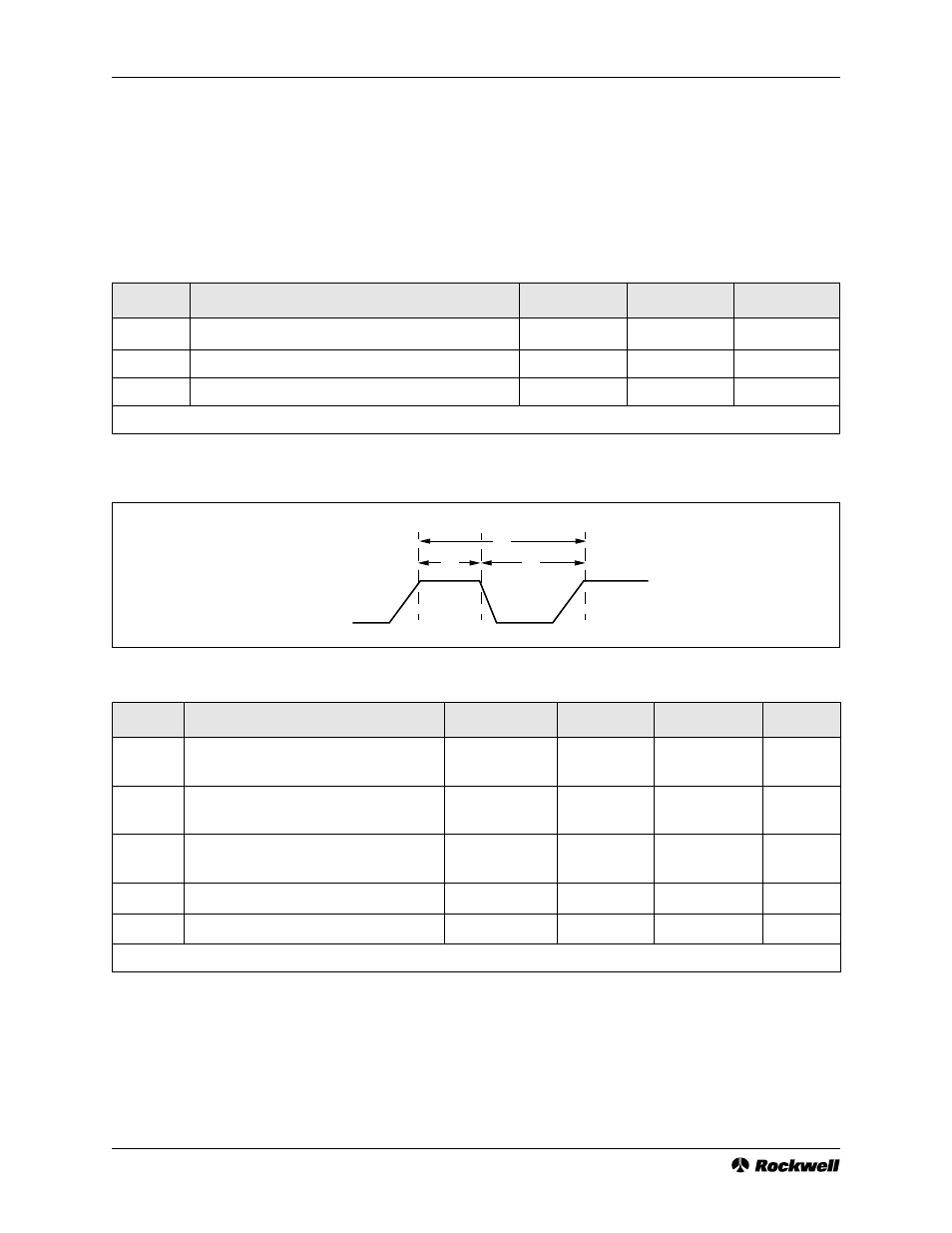 4 clock timing, 4 clock timing, Figure 4-1. mclk timing requirements | Table 4-4, External clock timing requirements (mclk), Table 4-5, Hclk switching characteristics, Bt8960 | Rockwell SoniCrafter BT8960 User Manual | Page 84 / 104