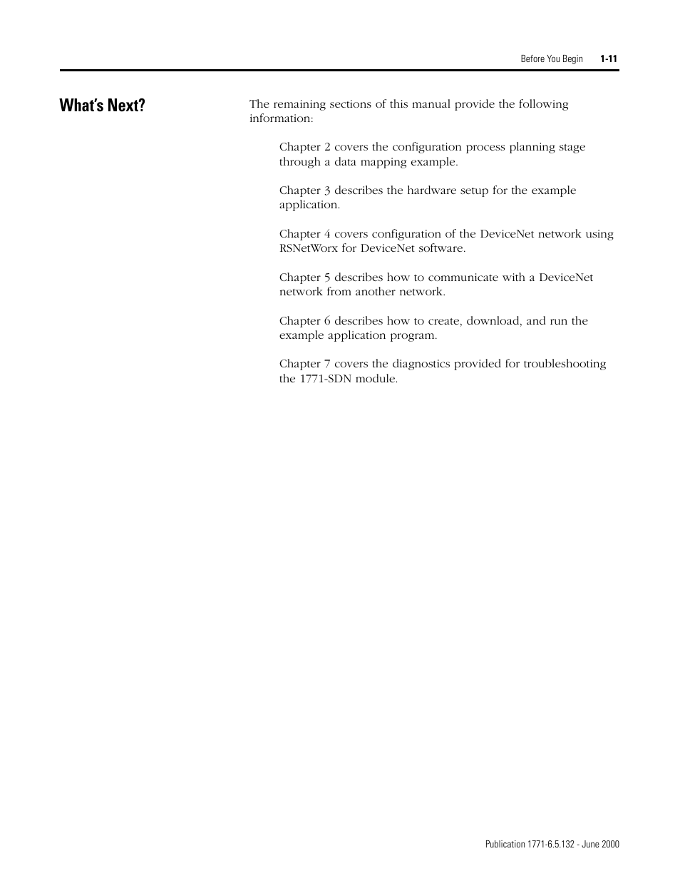 What’s next, What’s next? -11 | Rockwell SoniCrafter DEVICENET 1771-SDN User Manual | Page 27 / 139