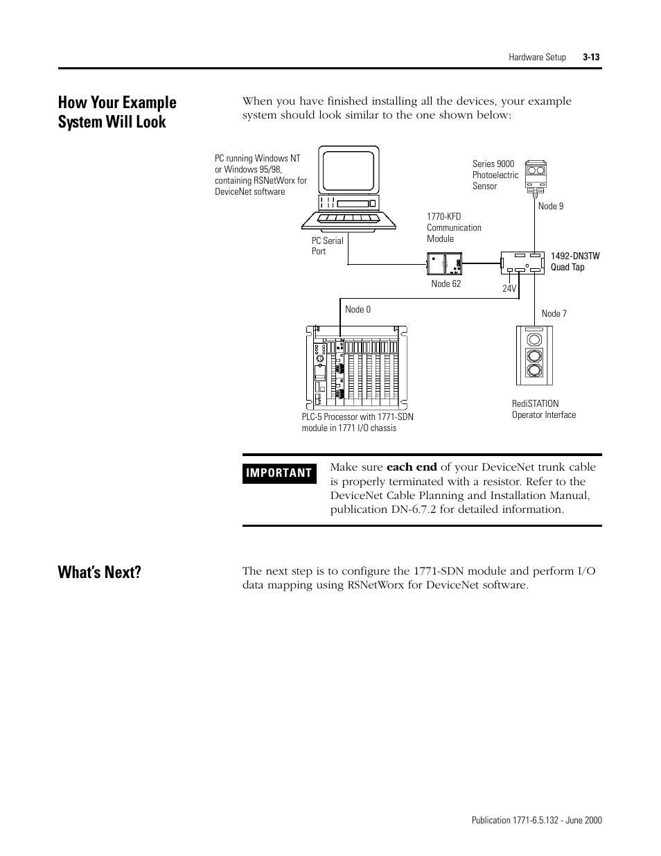 How your example system will look, What’s next | Rockwell SoniCrafter DEVICENET 1771-SDN User Manual | Page 51 / 139