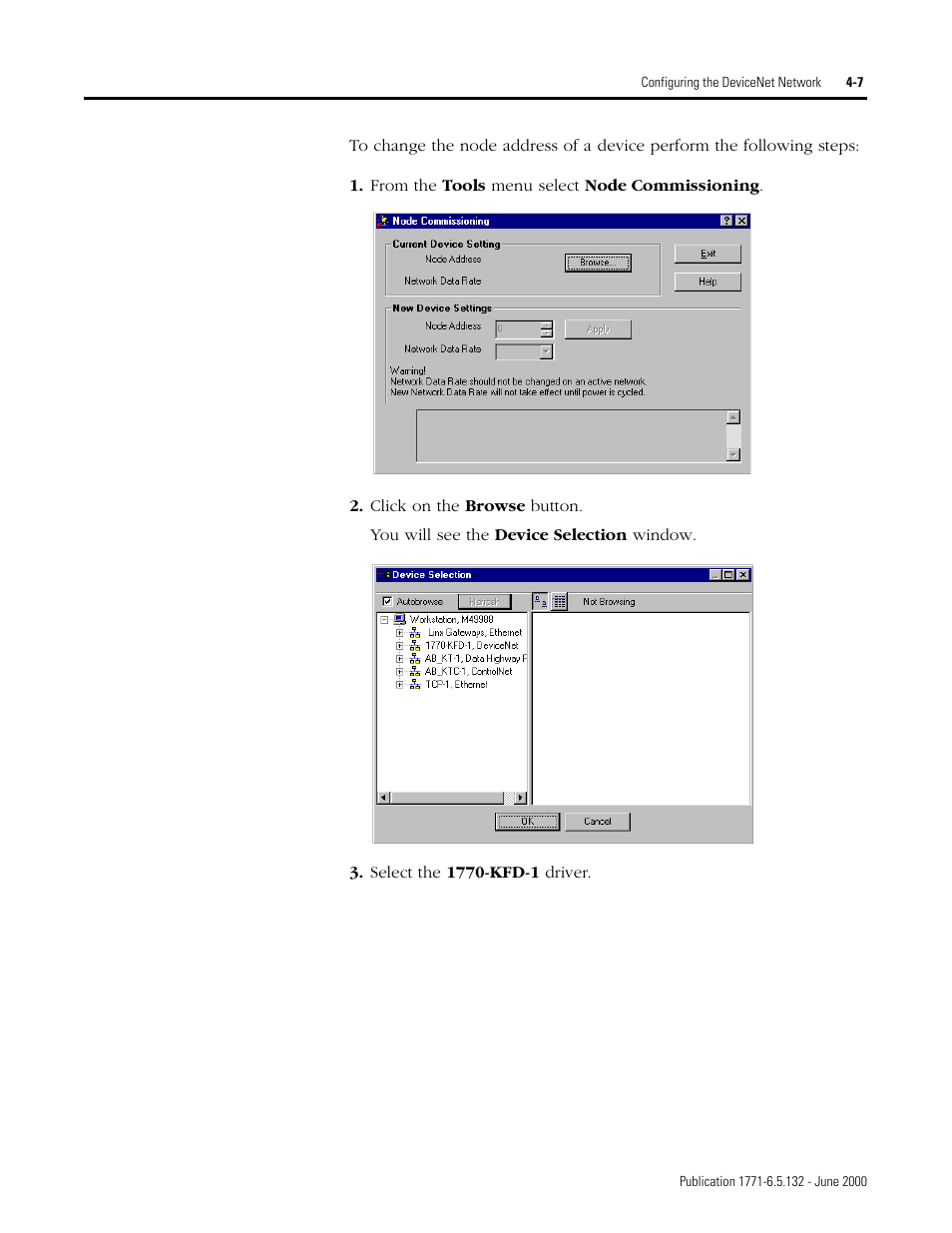 Rockwell SoniCrafter DEVICENET 1771-SDN User Manual | Page 59 / 139