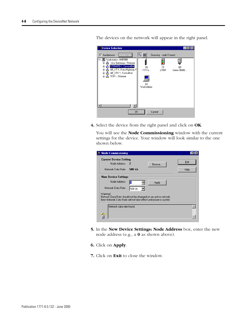 Rockwell SoniCrafter DEVICENET 1771-SDN User Manual | Page 60 / 139