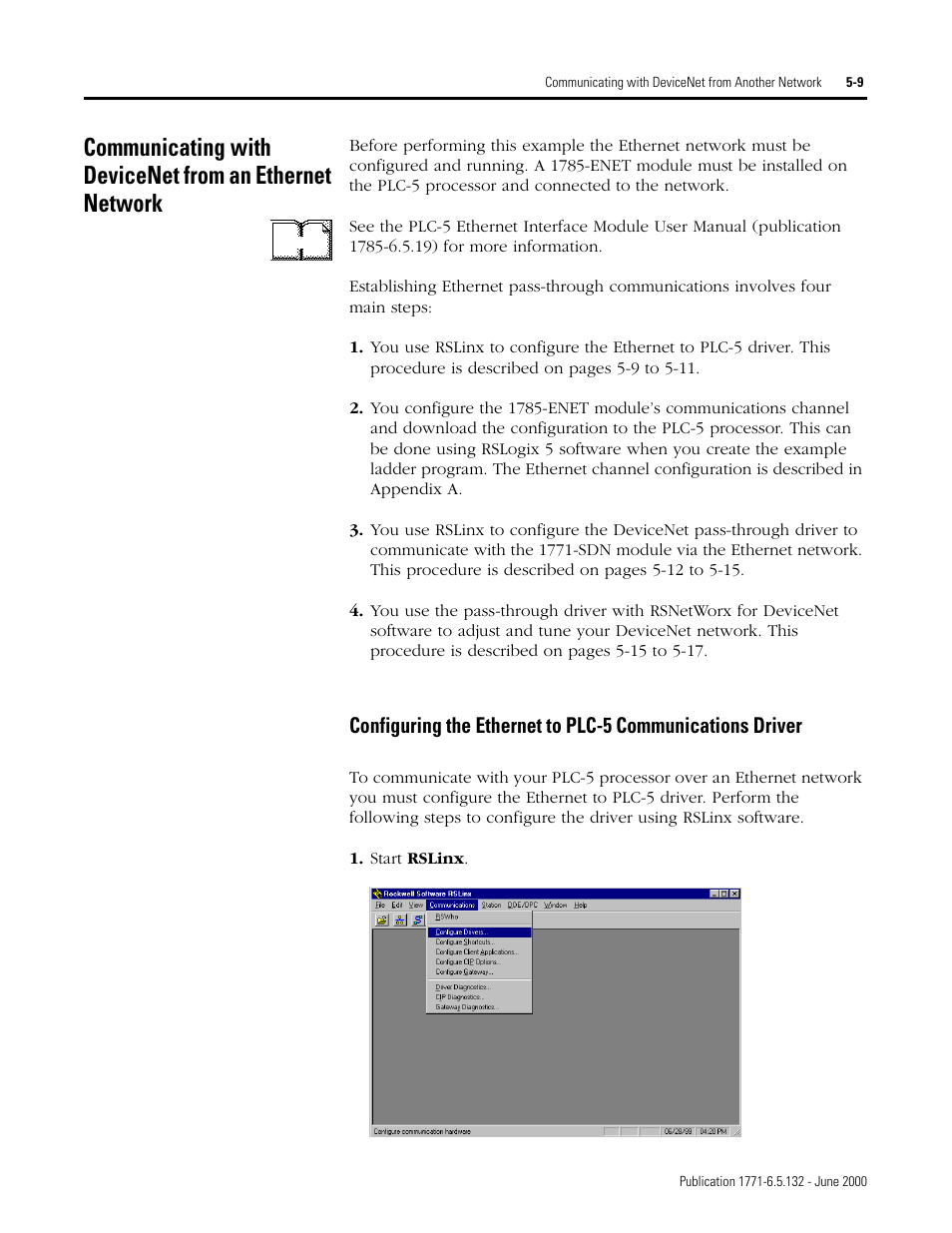 Rockwell SoniCrafter DEVICENET 1771-SDN User Manual | Page 79 / 139