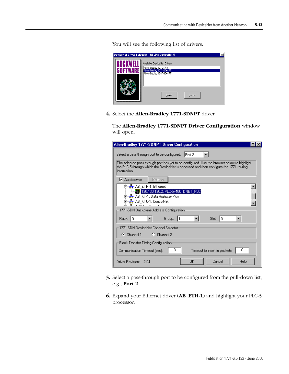 Rockwell SoniCrafter DEVICENET 1771-SDN User Manual | Page 83 / 139