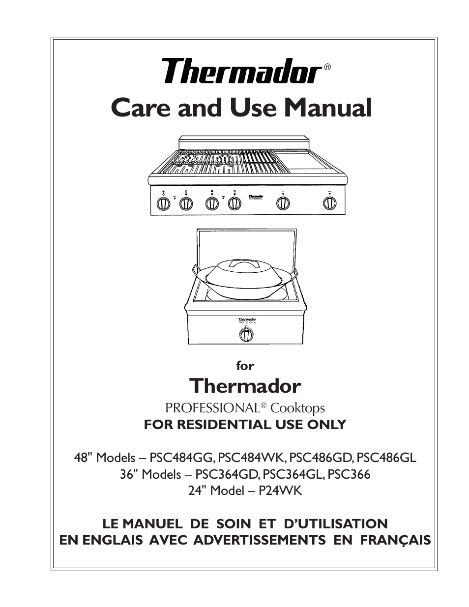 Range Kleen PSC484GG User Manual | 36 pages