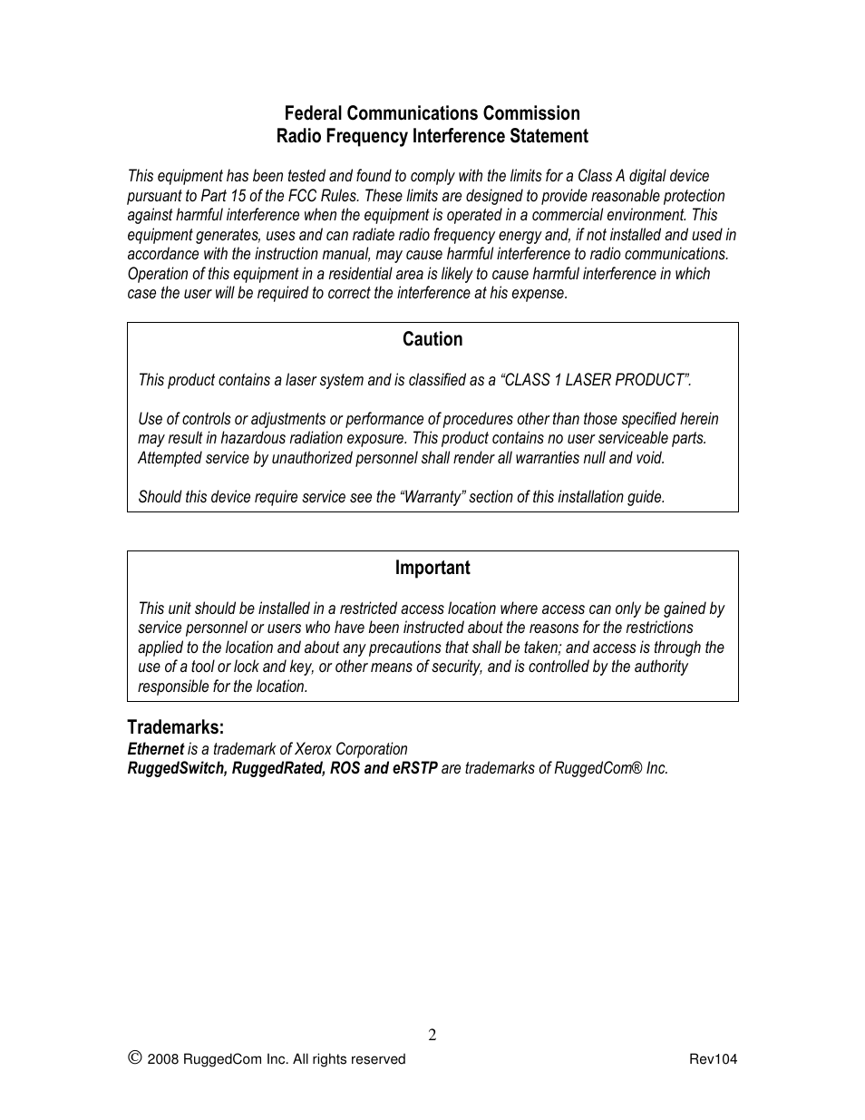 Rugged Outback RS416 User Manual | Page 2 / 36