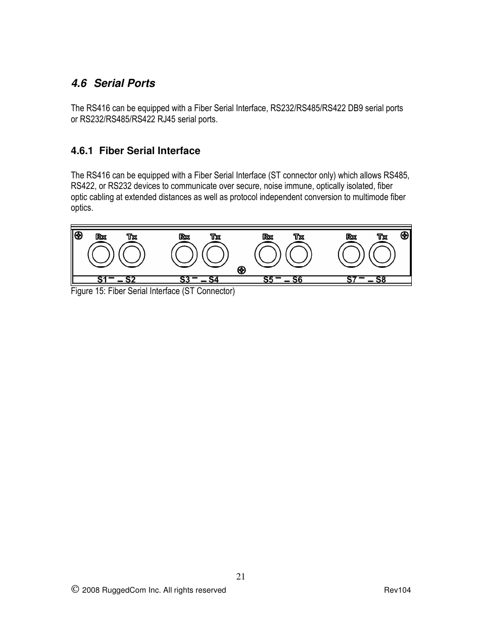 Rugged Outback RS416 User Manual | Page 21 / 36