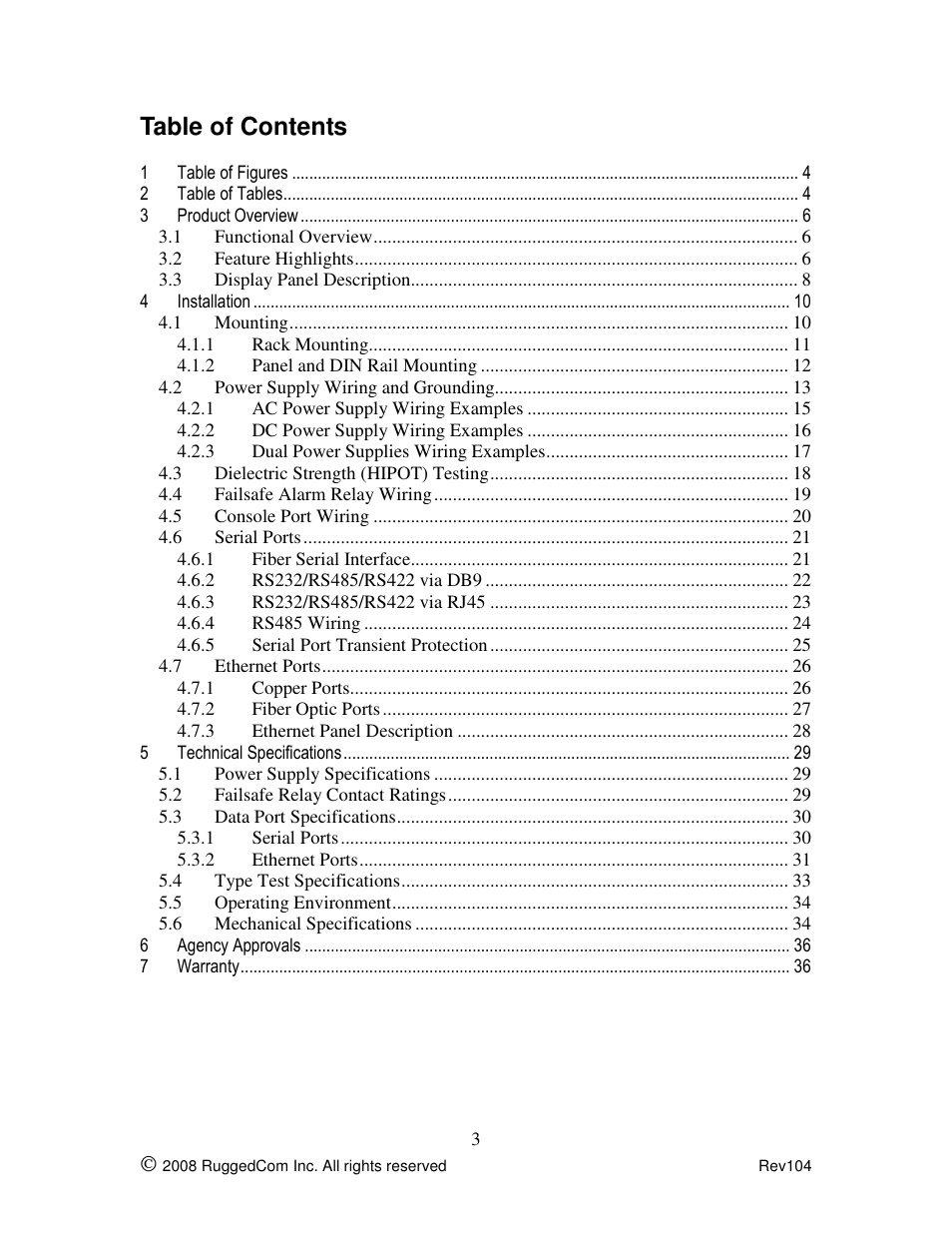 Rugged Outback RS416 User Manual | Page 3 / 36
