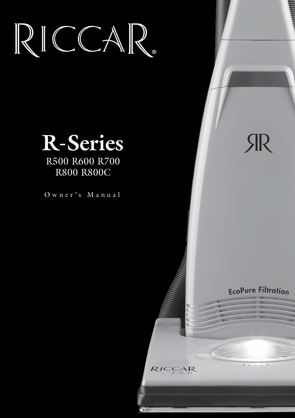 Riccar R-SERIES R500 R800 User Manual | 19 pages