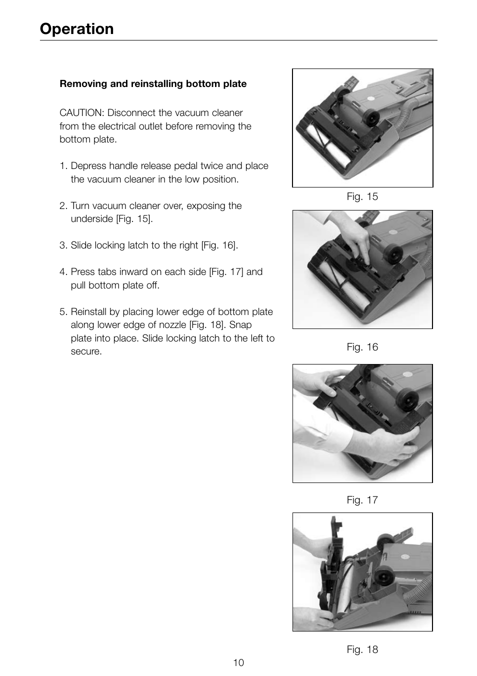 Operation | Riccar R-SERIES R500 R800 User Manual | Page 11 / 19