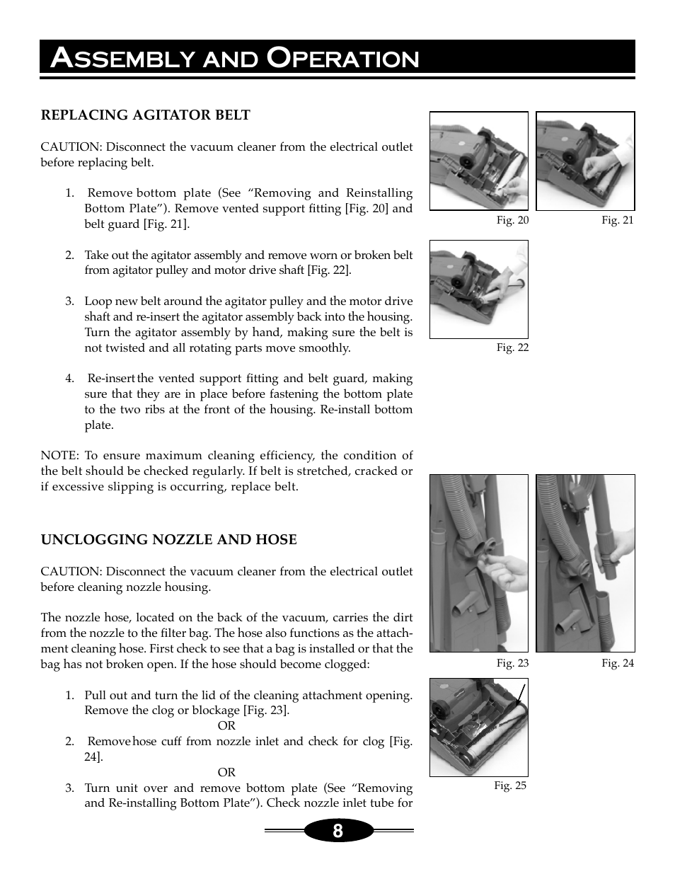 Ssembly, Peration | Riccar 4000 User Manual | Page 10 / 14
