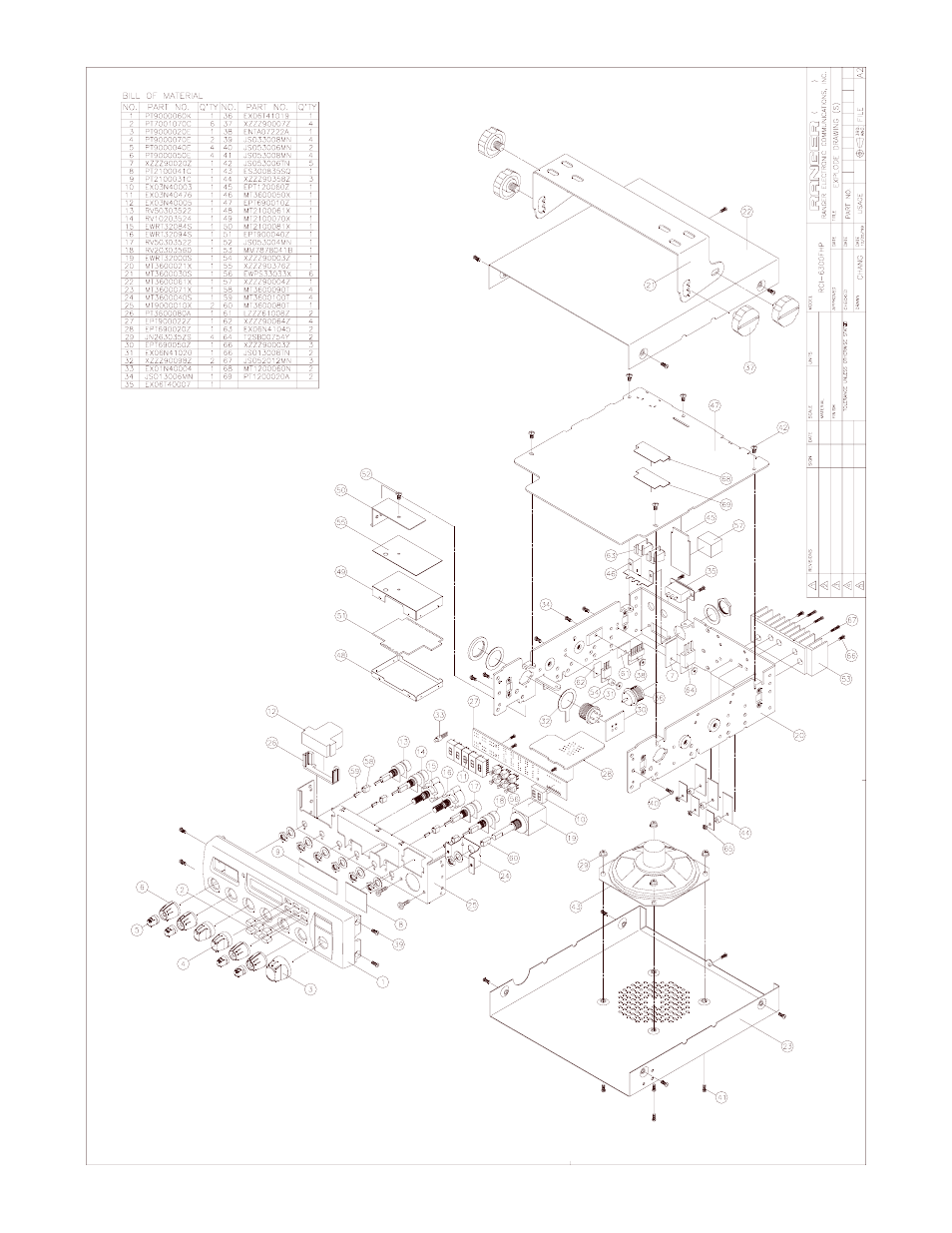 Ranger RCI-6300F TB User Manual | Page 43 / 45